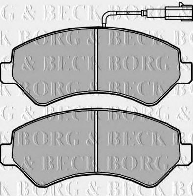 BORG & BECK bbp2394 -  Комплект тормозных колодок, дисковый тормоз
